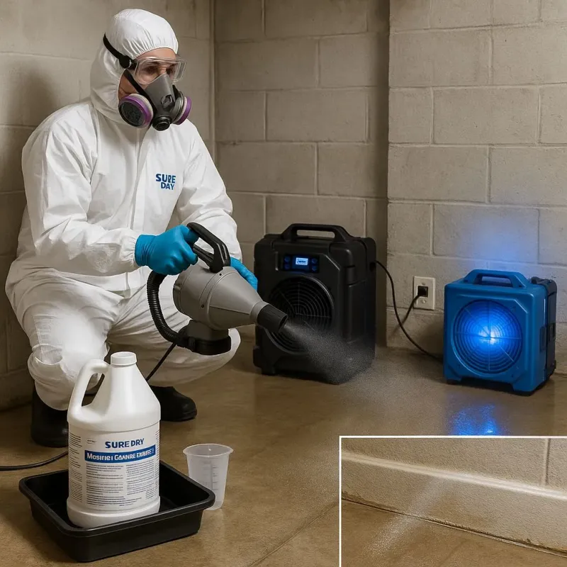 Sanitization and Odor Removal process in Crimora, VA